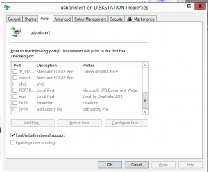 Canon Printer No Ports