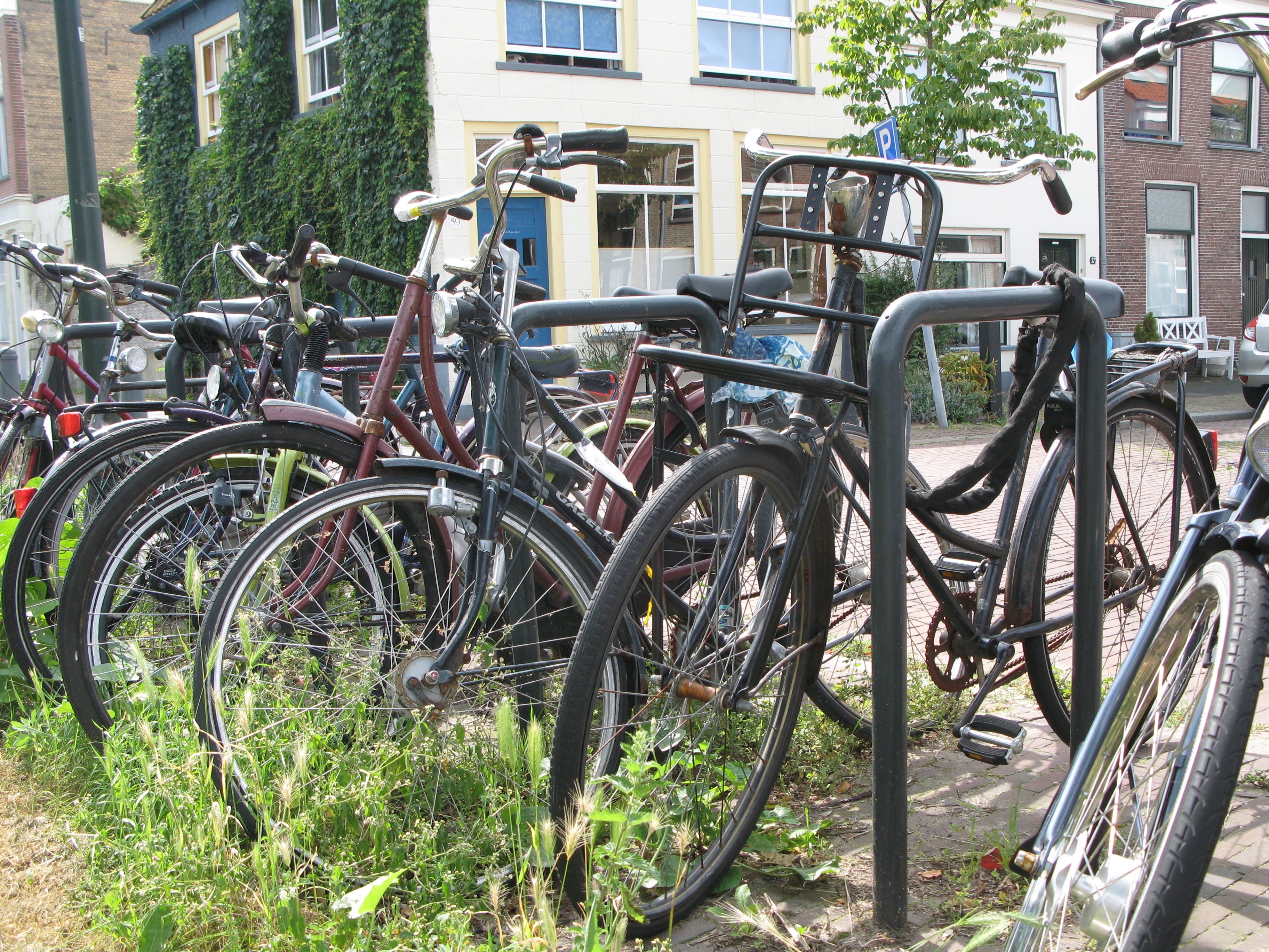 Some of the bikes in Delft